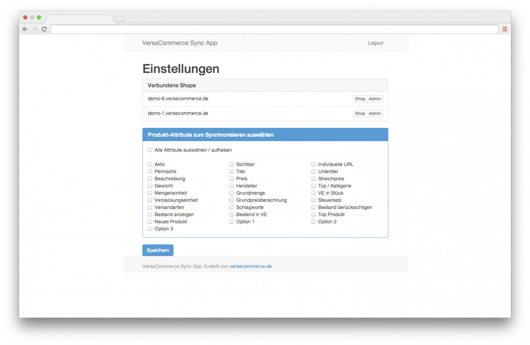 Inbox user interface