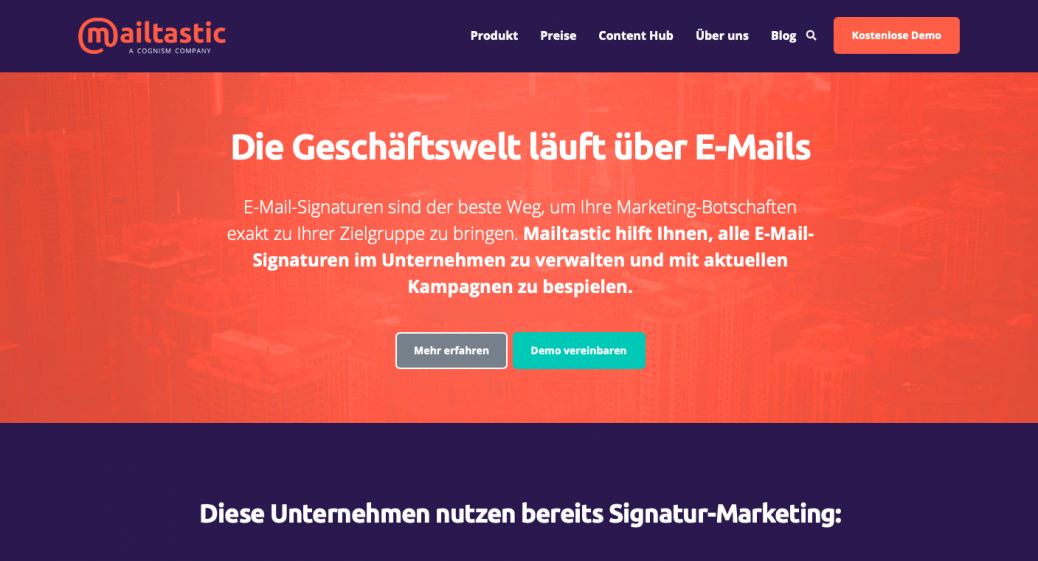 Inbox user interface