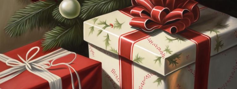 Weihnachtsgeschenke unter Weihnachtsbaum